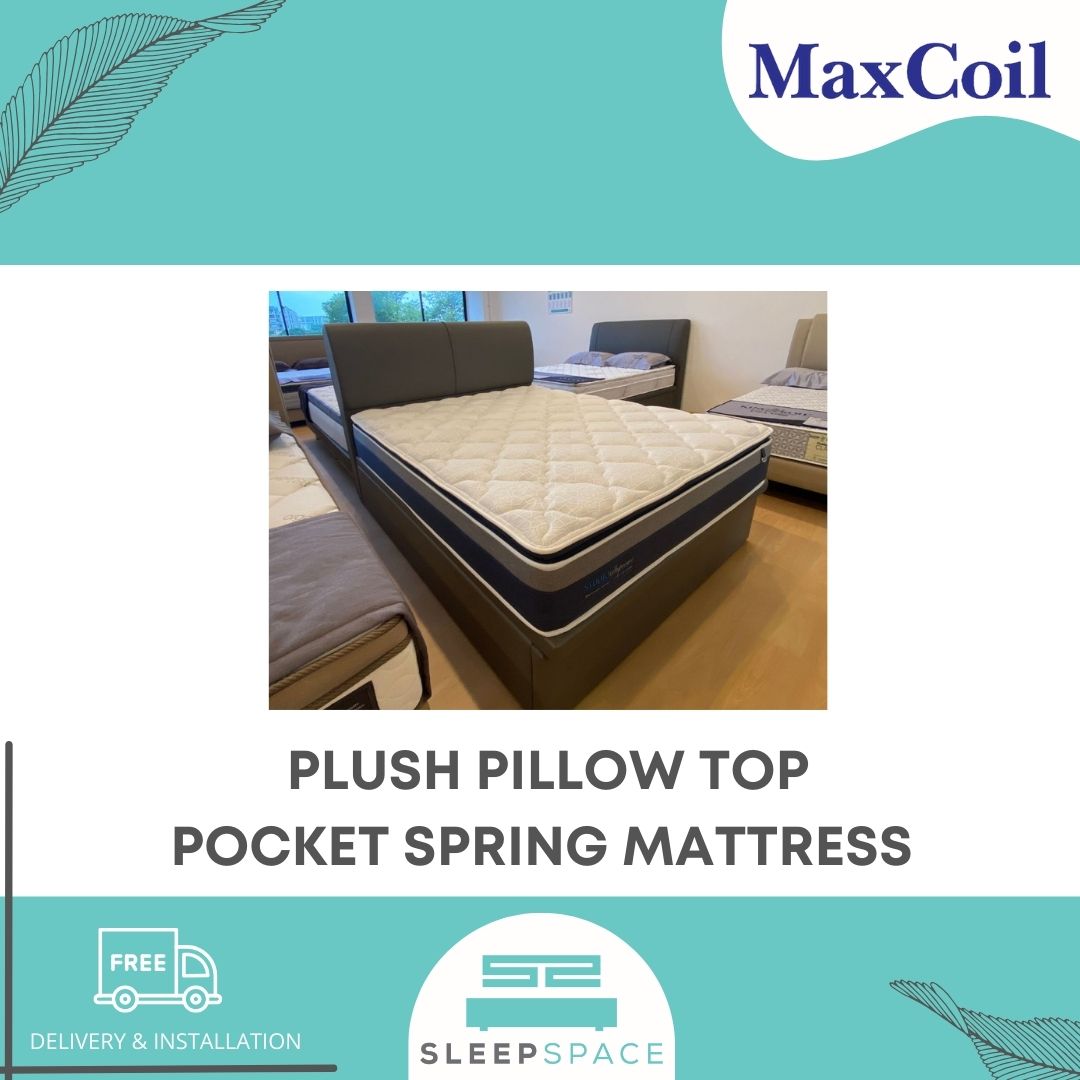 MaxCoil Studio Supreme with Plush Pillow Top Pocketed Spring Mattress