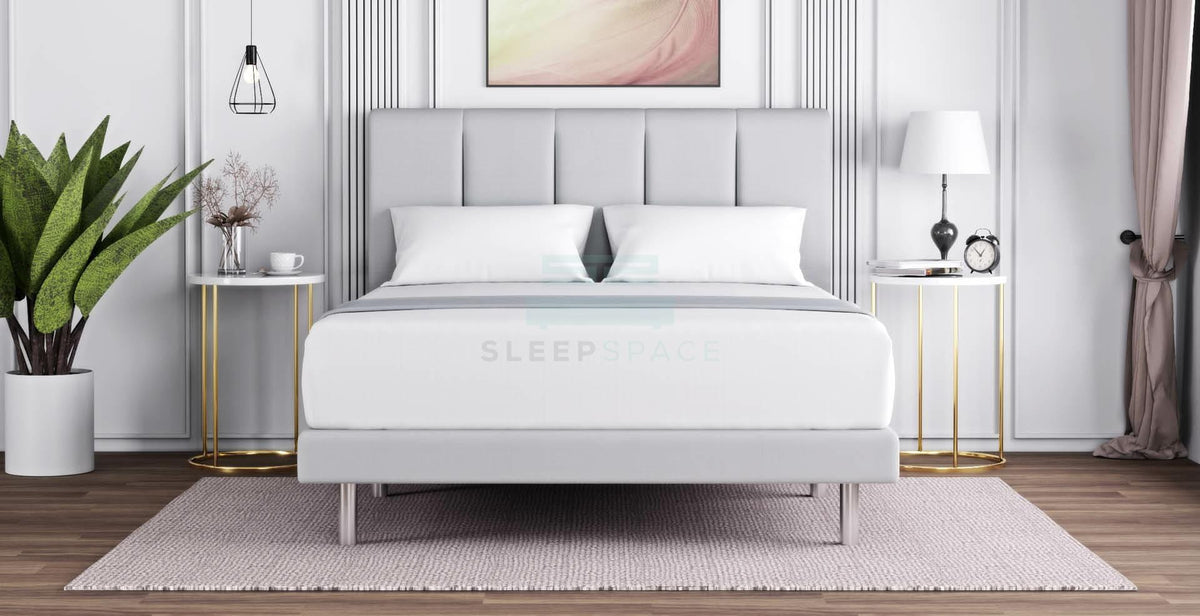 Maxcoil Lily Slim Headboard Divan Bed-Maxcoil-Sleep Space