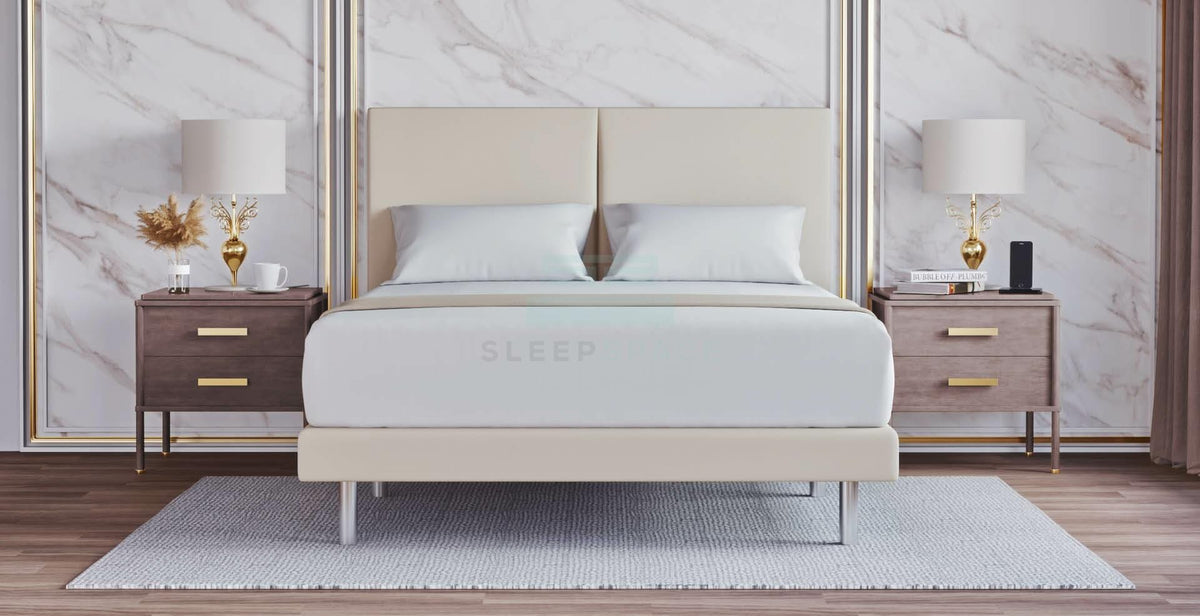 Maxcoil Peony Slim Headboard Divan Bed-Maxcoil-Sleep Space
