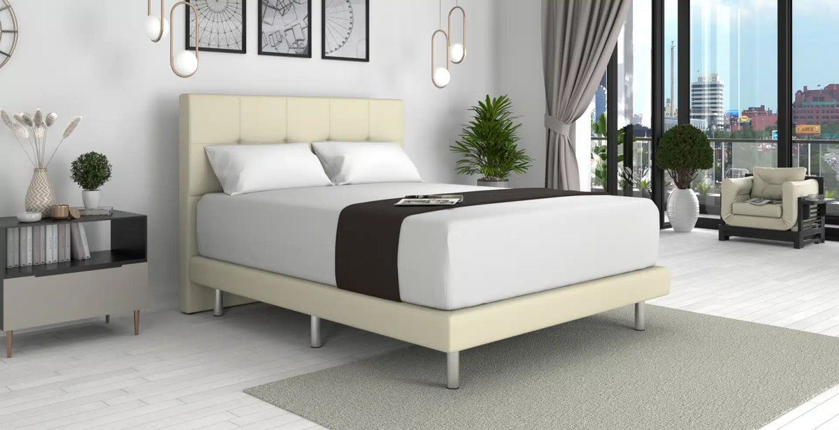 Maxcoil Halton Classic Headboard Divan Bed-Maxcoil-Sleep Space