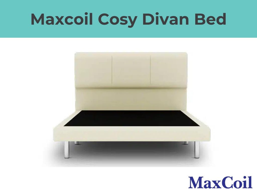 Maxcoil Cosy Classic Headboard Divan Bed-Maxcoil-Sleep Space