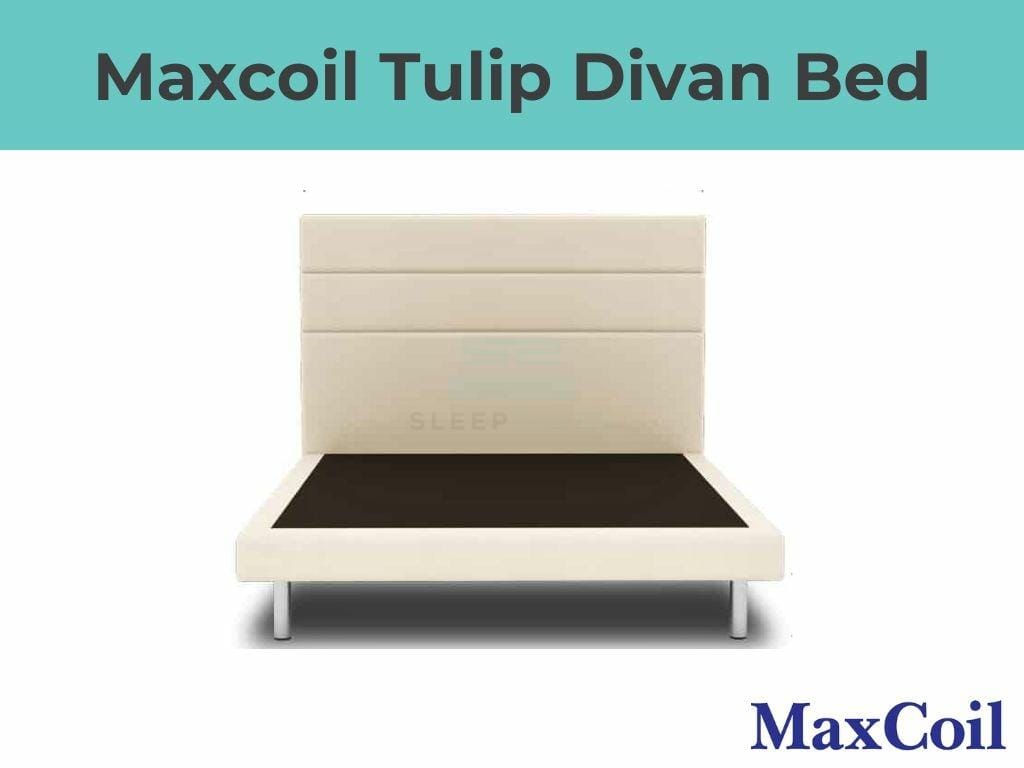 Maxcoil Tulip Slim Headboard Divan Bed-Maxcoil-Sleep Space