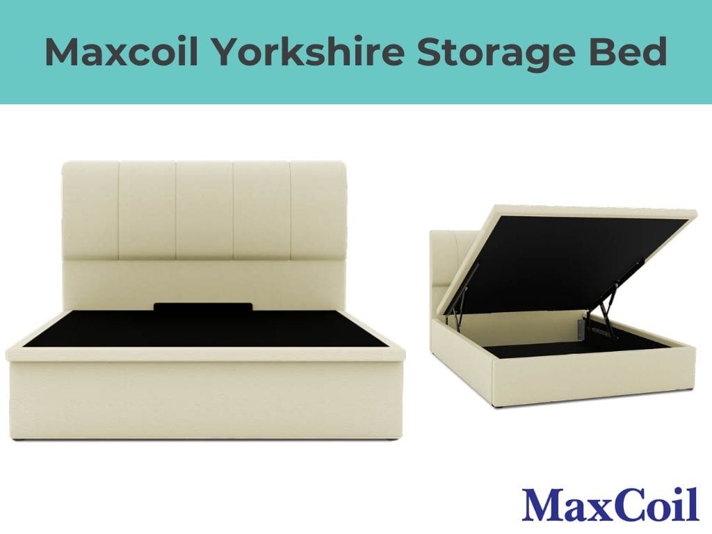 Maxcoil Yorkshire Storage Bed Stylish with Ample Storage Space Sleep Space