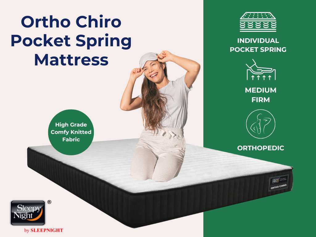 Sleepy Night Ortho Chiro Pocket Spring Mattress