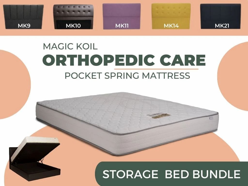 Magic Koil Orthopedic Care with Storage Bed Bundle-Magic Koil-Sleep Space