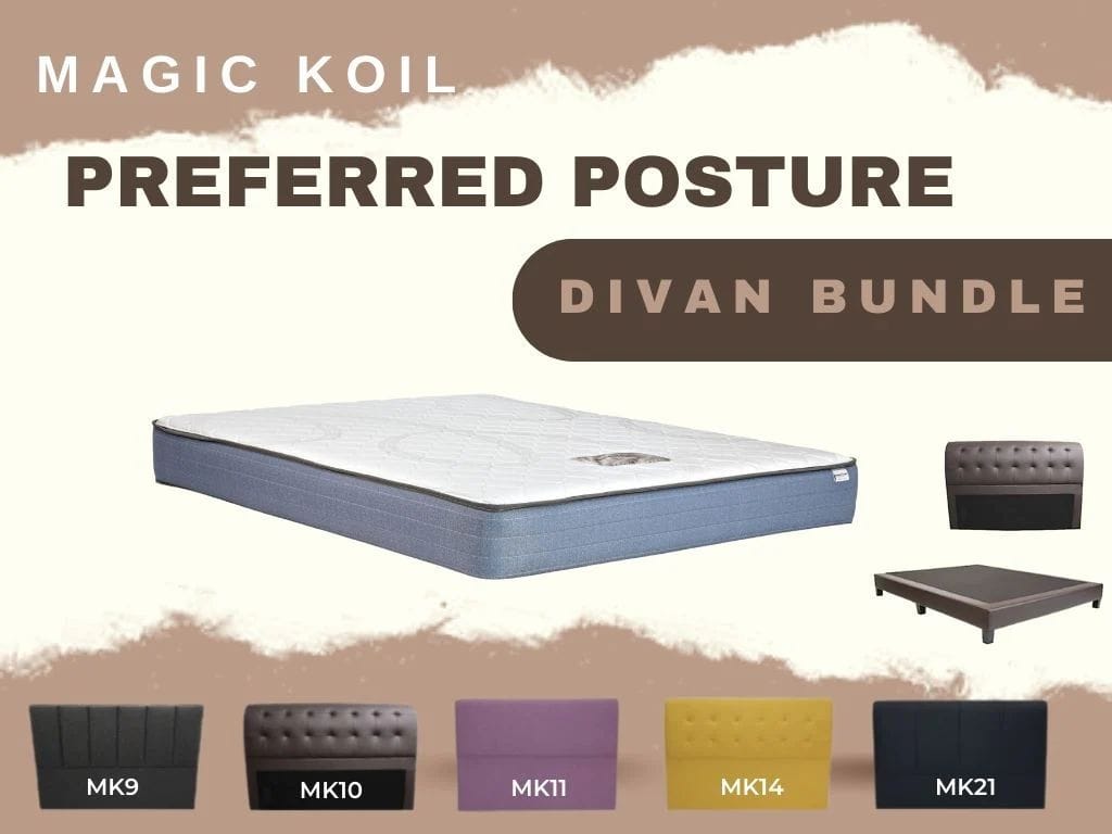 Magic Koil Preferred Posture Orthopedic Pocket Spring with Divan Bed Bundle-Magic Koil-Sleep Space