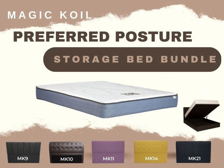 Magic Koil Preferred Posture Orthopedic Pocket Spring with Storage Bed Bundle-Magic Koil-Sleep Space