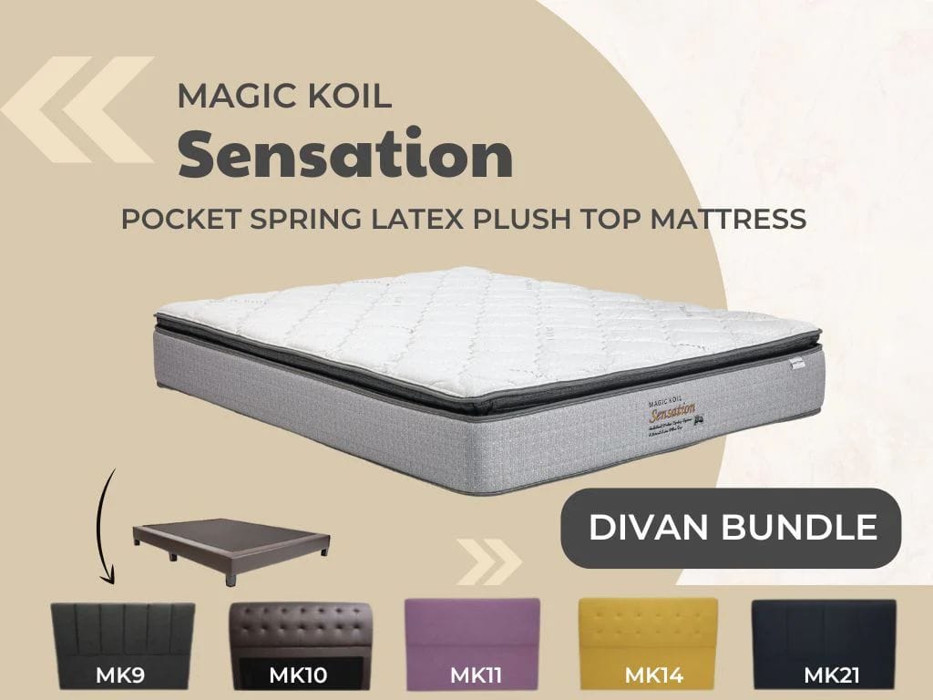 Magic Koil Sensation with Divan Bed Bundle-Magic Koil-Sleep Space