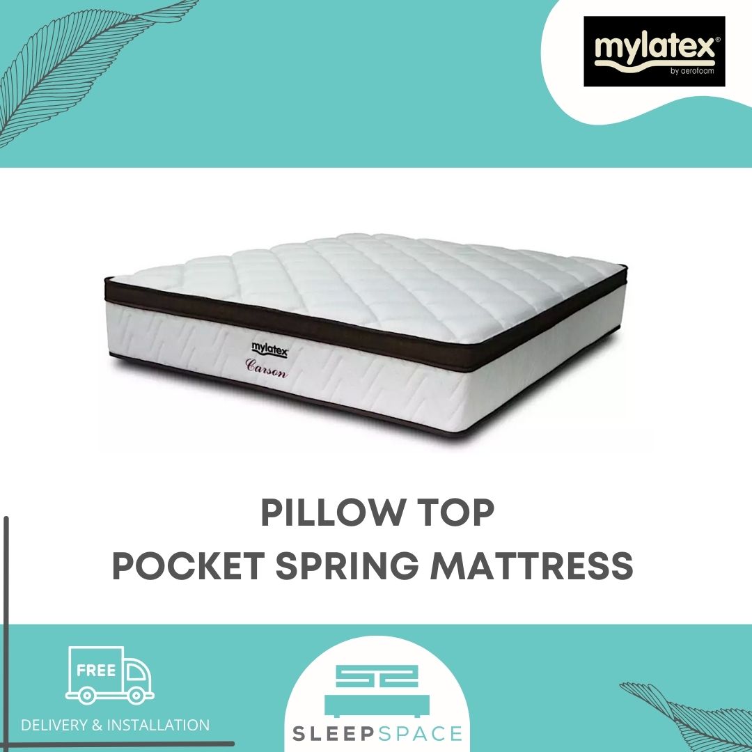Mylatex Carson Pocketed Spring Mattress with Euro Top