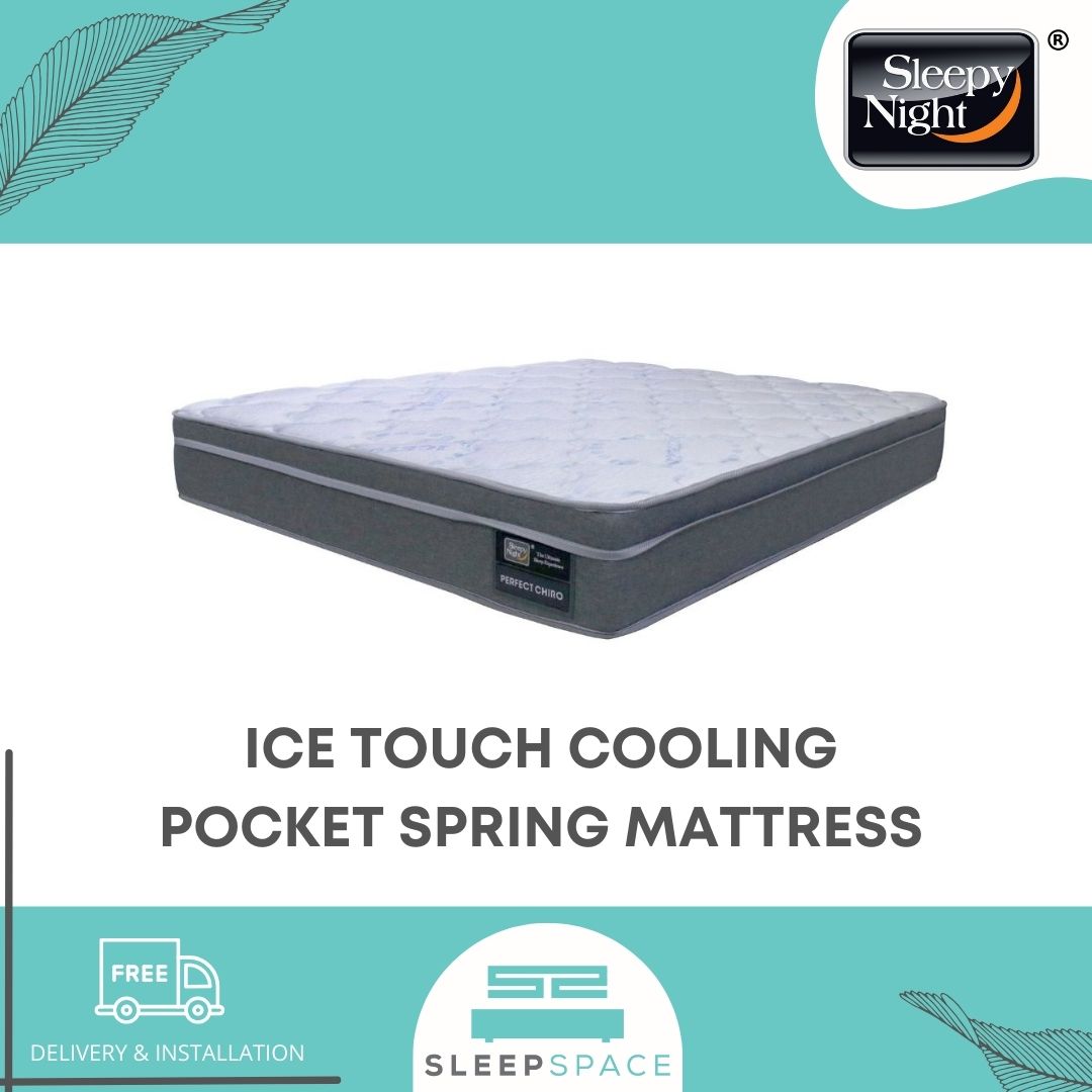 Sleepy Night Perfect Chiro Ice Touch Cooling Pocket Spring Mattress