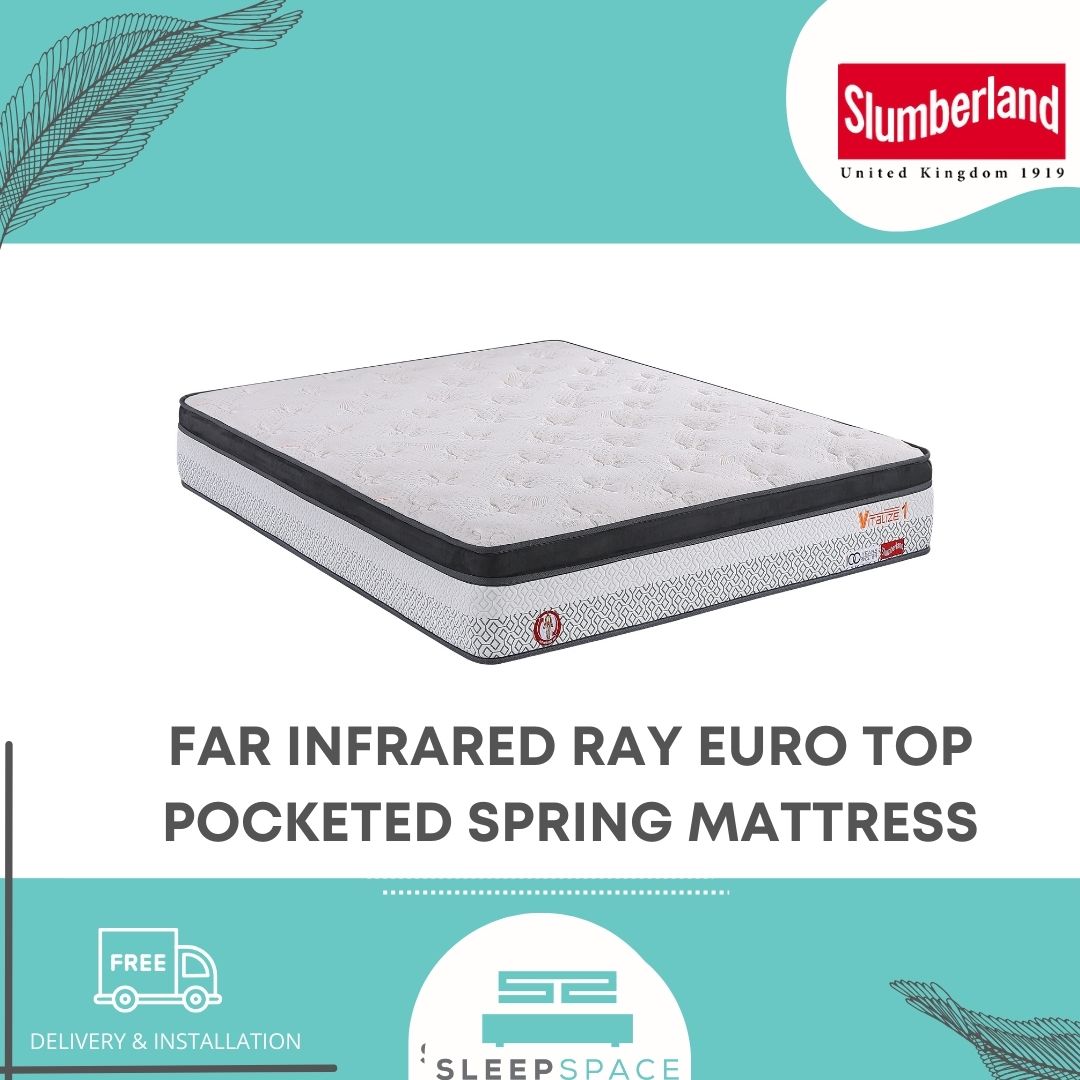 Slumberland Vitalize 1 Pocket Spring Mattress with Euro Top (11 inch)