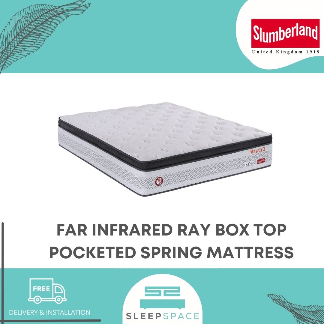Slumberland Vitalize 3 Pocket Spring Mattress with Box Top (13 inch)