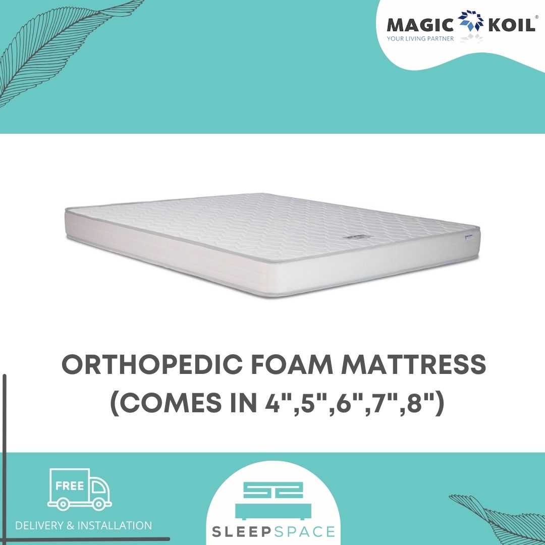 Magic Koil Challenger Foam Mattress (6 inch), Popular!