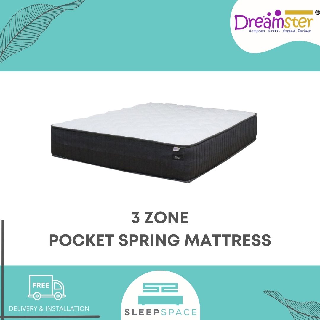 Element 3 Zone Pocketed Spring Mattress