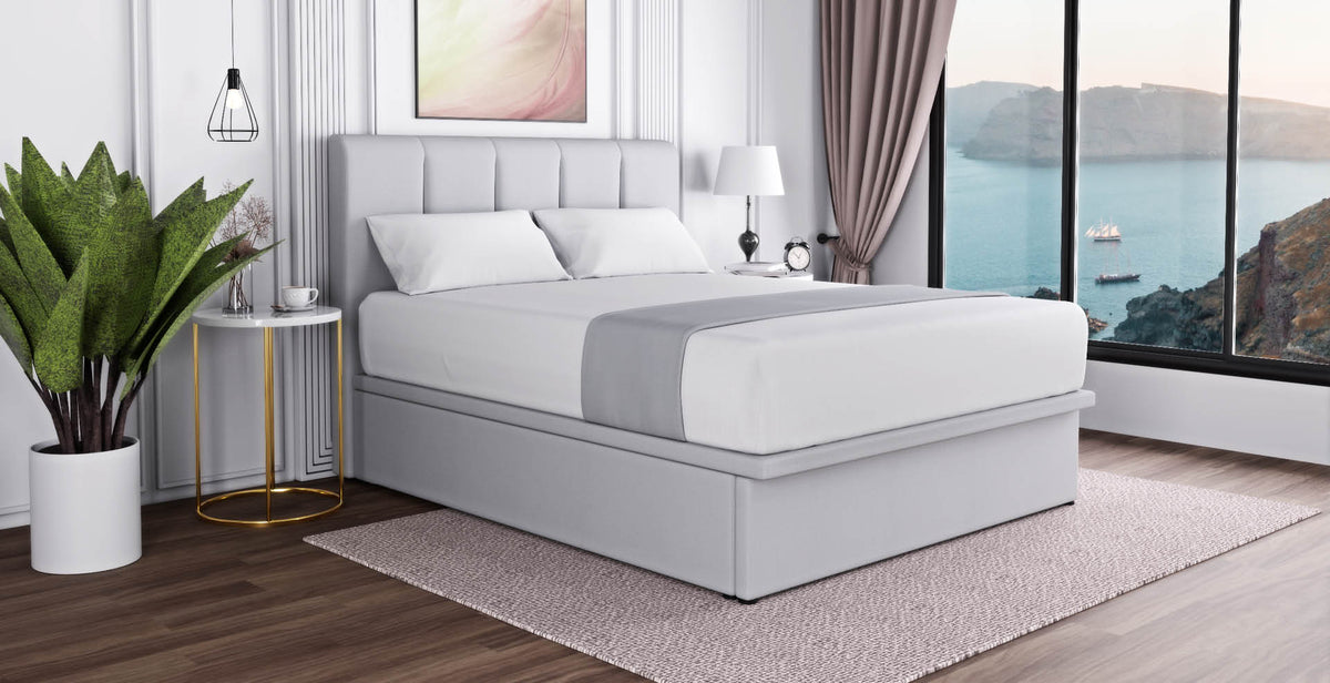 Maxcoil Lily Slim Headboard Storage Bed-Maxcoil-Sleep Space