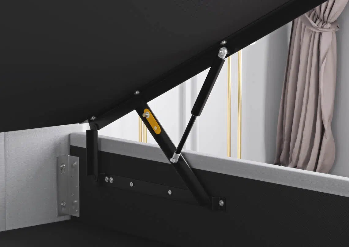 Maxcoil Lily Slim Headboard Storage Bed-Maxcoil-Sleep Space
