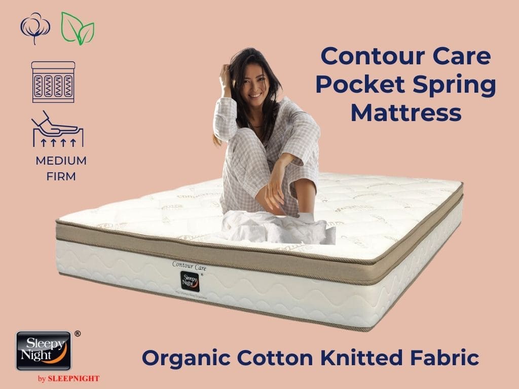 Sleepy Night Contour Care Pocket Spring Mattress - Favourite