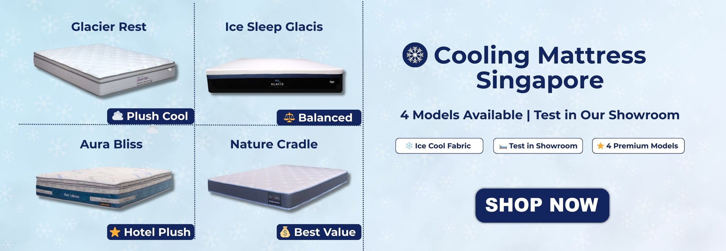 cooling mattress sleep space singapore ice cool fabric