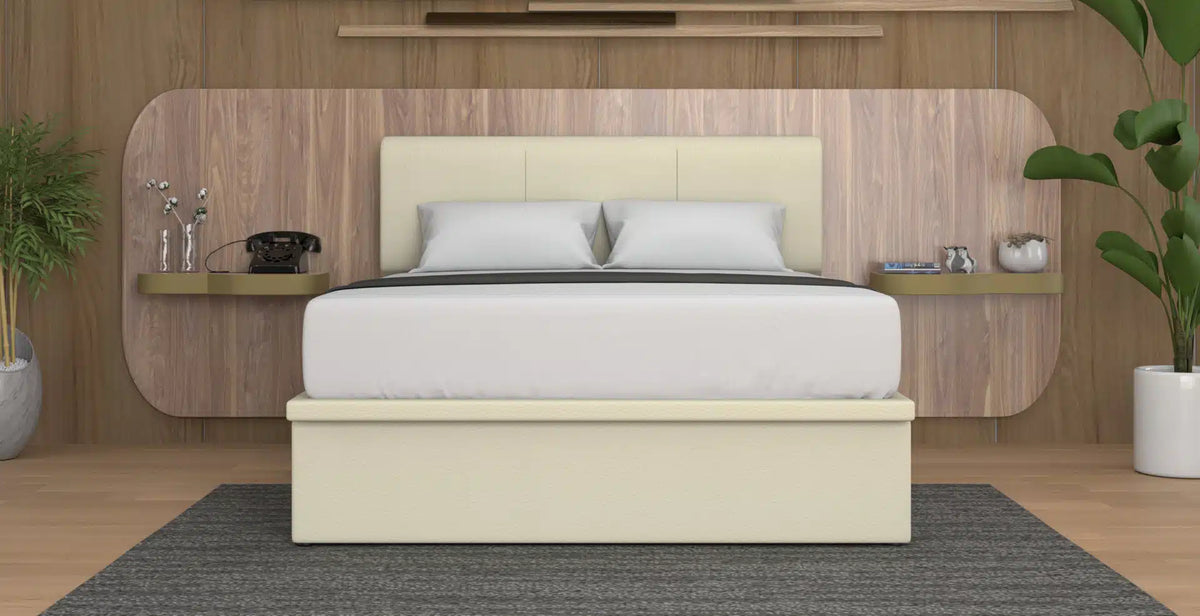 Maxcoil Cosy Classic Headboard Storage Bed-Maxcoil-Sleep Space