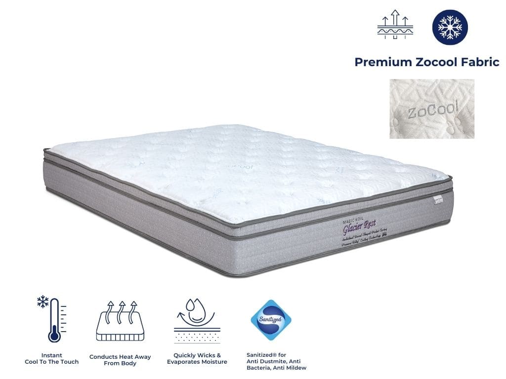 Air cool deals memory foam mattress