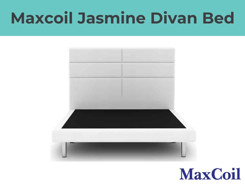 Maxcoil Jasmine Slim Headboard Divan Bed-Maxcoil-Sleep Space
