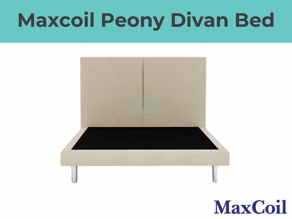 Maxcoil Peony Slim Headboard Divan Bed-Maxcoil-Sleep Space