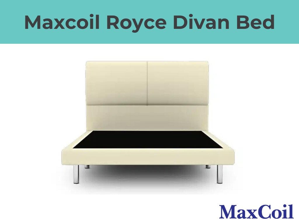 Maxcoil Royce Classic Headboard Divan Bed-Maxcoil-Sleep Space