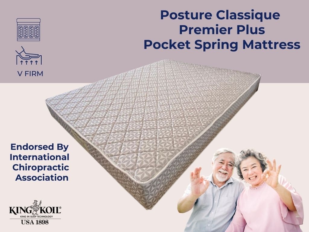 King Koil Posture Classique Premier Plus Pocketed Spring Mattress