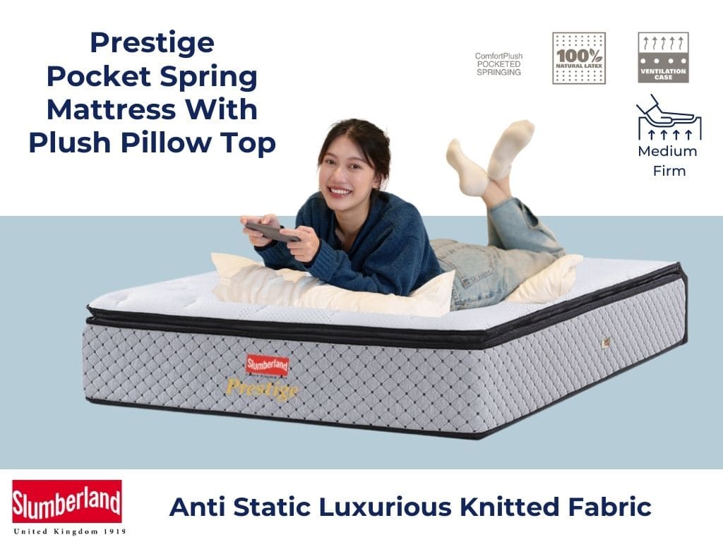 Slumberland Prestige Pocket Spring Mattress with Pillow Top (14 inch)