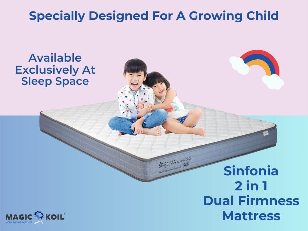 Magic Koil Sinfonia 2 in 1 Dual Firmness Foam Mattress (6 inch), Medium Soft + Firm