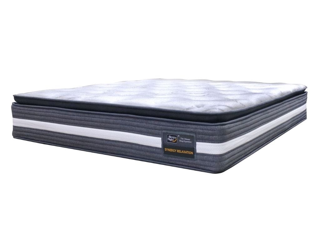 Sleepy Night Synergy Relaxation Pocket Spring Natural Latex Topper Mattress + Bed Bundle-Sleepy Night-Sleep Space