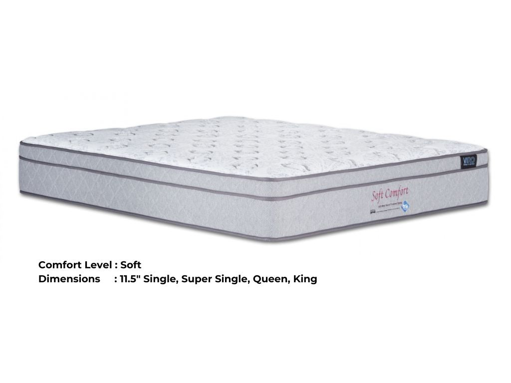 Viro Soft Comfort Pocketed Spring Mattress