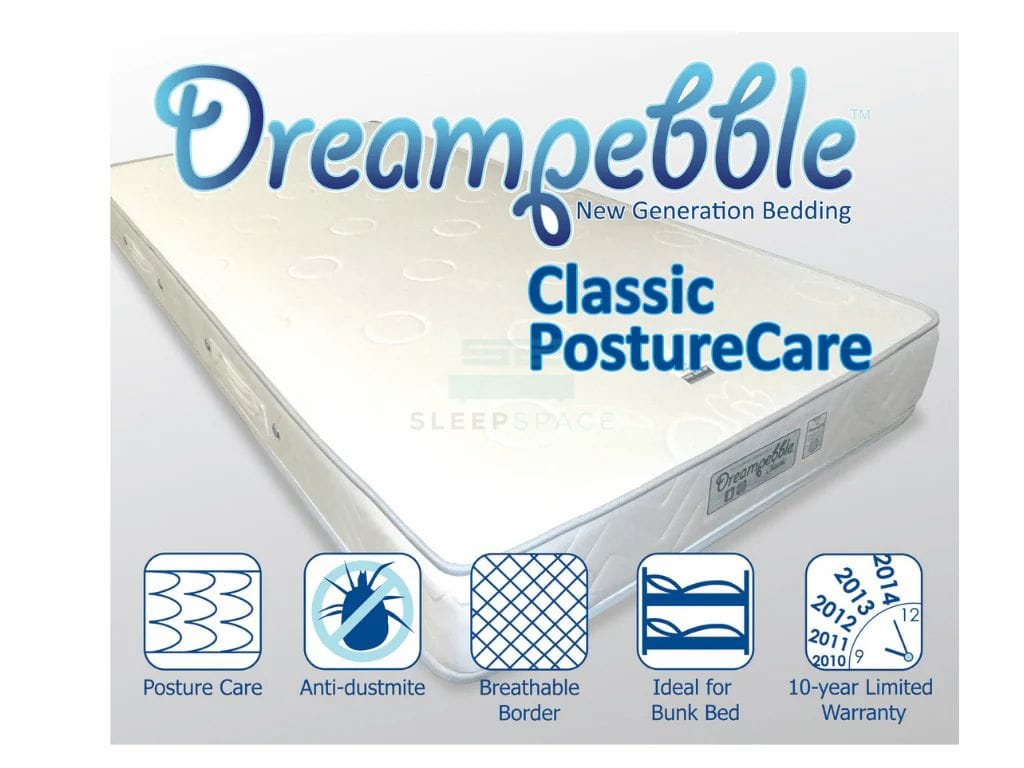 Dreampebble Classic Posture Care Spring Mattress (6.5″)-Dreampebble-Sleep Space