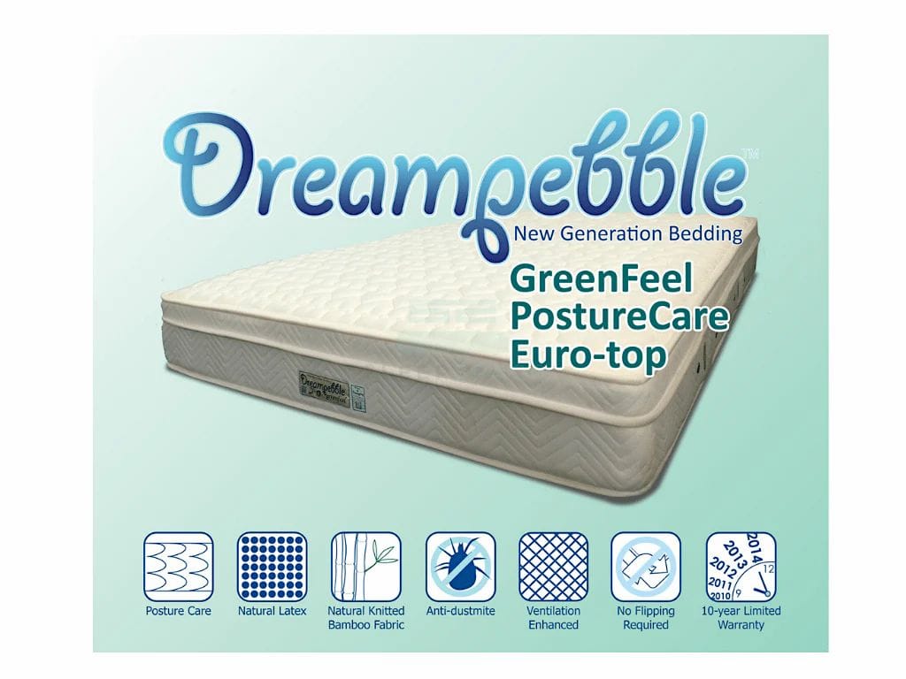 Dreampebble GreenFeel With Posture Care Spring Euro-Top Mattress-Dreampebble-Sleep Space