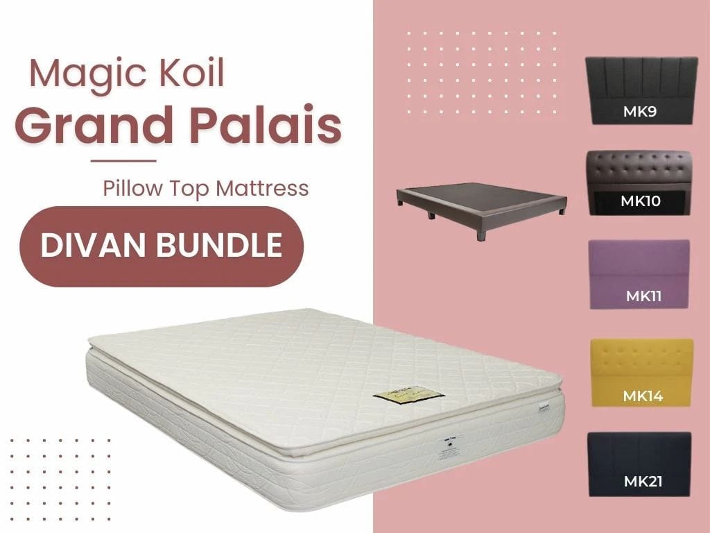 Magic Koil Grand Palais with Divan Bed Bundle-Magic Koil-Sleep Space