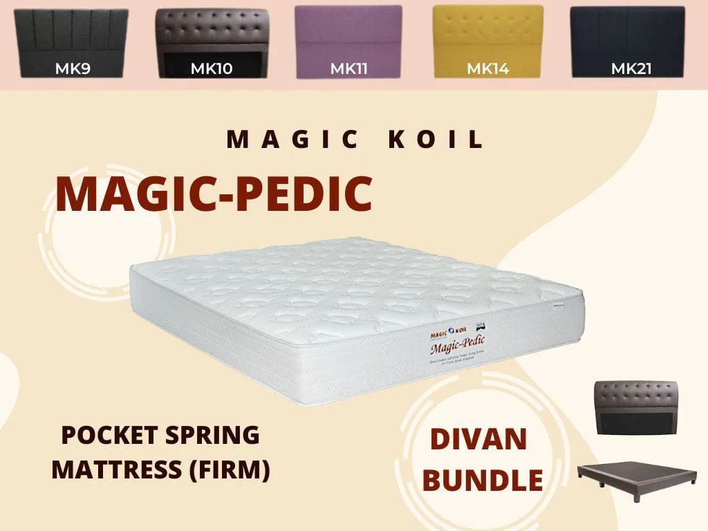 Magic Koil Magic-Pedic with Divan Bed Bundle-Magic Koil-Sleep Space