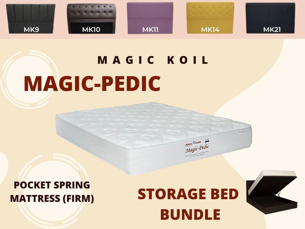 Magic Koil Magic-Pedic with Storage Bed Bundle-Magic Koil-Sleep Space