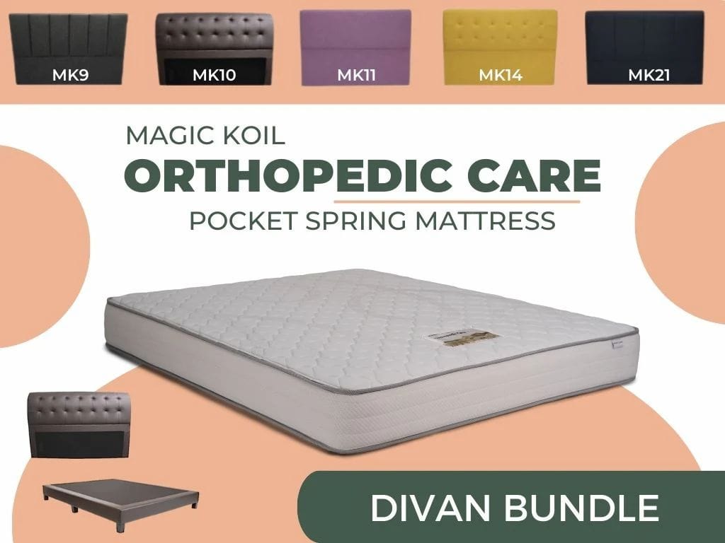 Magic Koil Orthopedic Care with Divan Bed Bundle-Magic Koil-Sleep Space