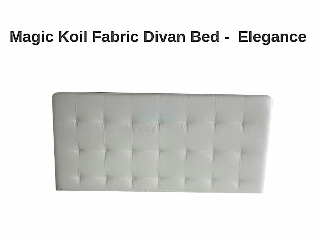 Magic Koil Fabric Divan Bed – Elegance-Magic Koil-Sleep Space