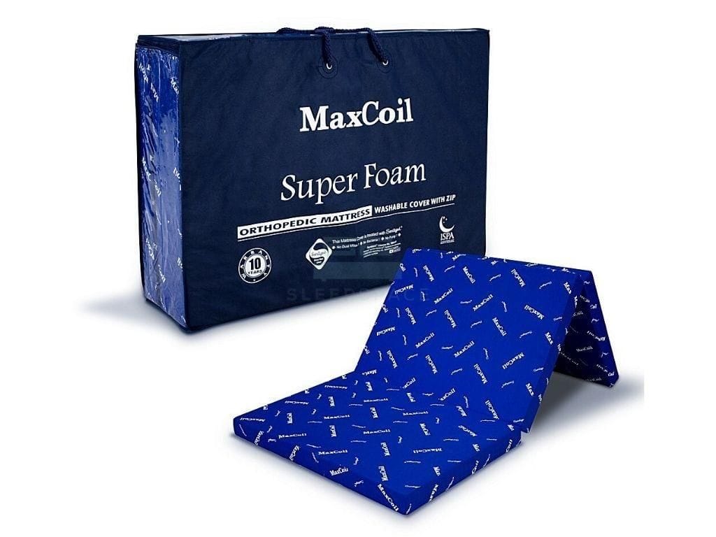 Maxcoil Super Foam Foldable Orthopedic Mattress – 2″,3″,4″-Maxcoil-Sleep Space