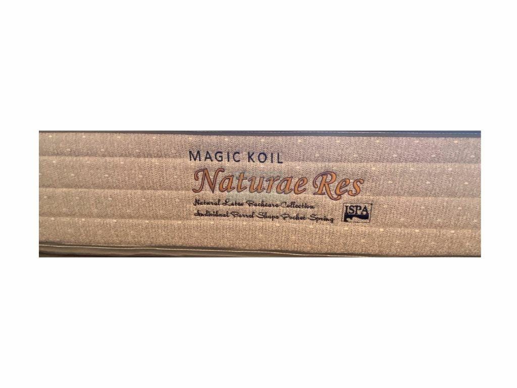 Magic Koil Naturae Res Latex Plush Top Pocket Spring Mattress with Storage Bed Bundle-Magic Koil-Sleep Space