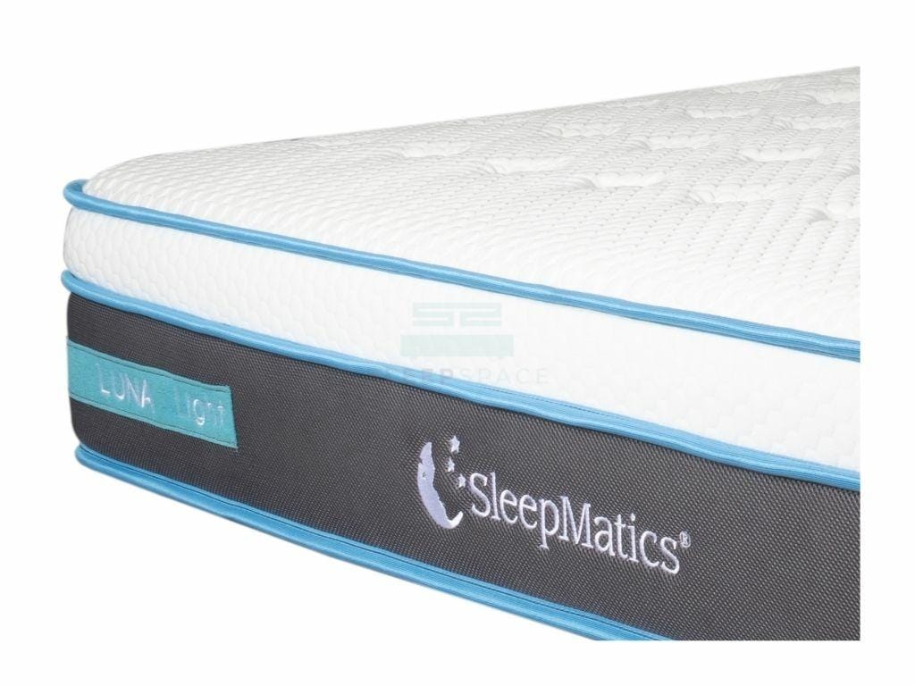 SleepMatics Luna Light Pocketed Spring Luxury Mattress-SleepMatics-Sleep Space